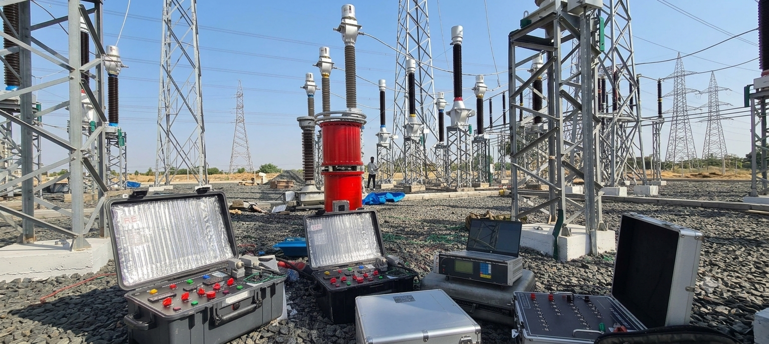 On-site electrical testing equipment